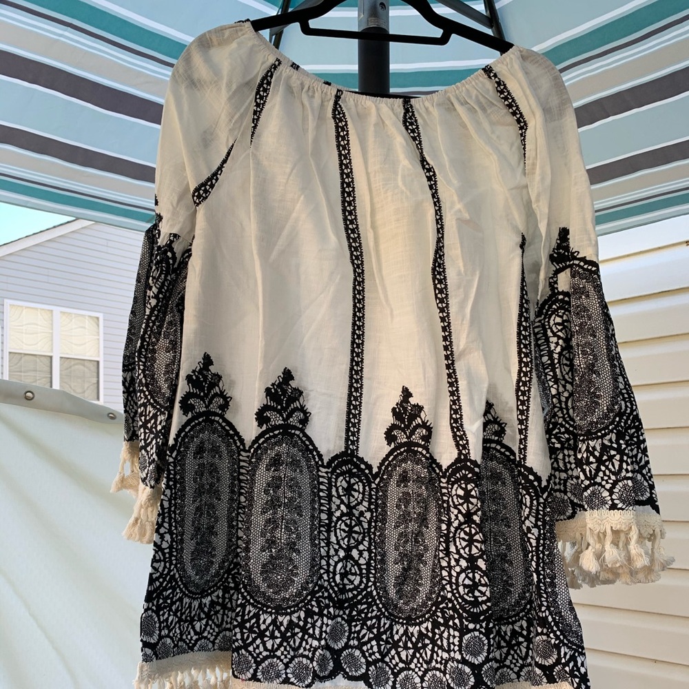 Black and White Mini dress